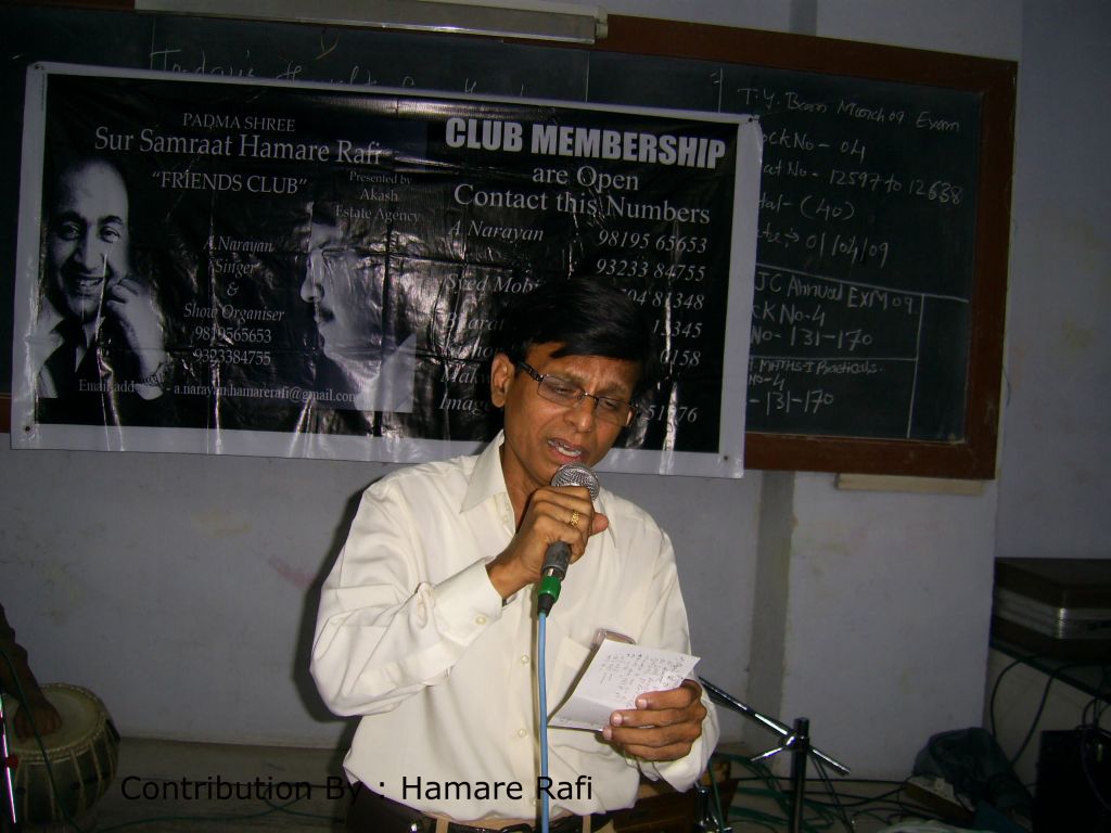 Musical Show by Hamare Rafi Friends Club on 5th April 2009 at MMK College, Bandra 