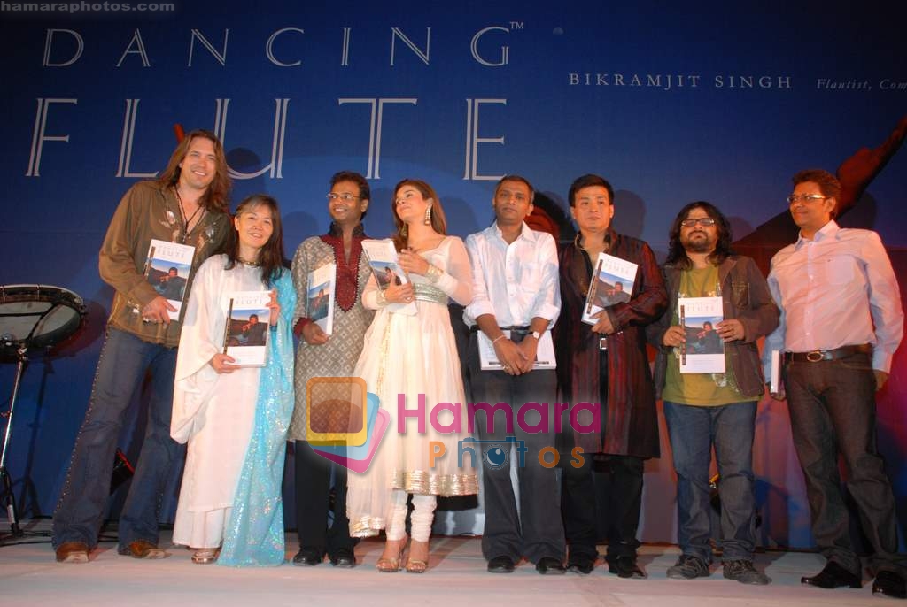 Raageshwari, Pritam Chakraborty at Dancing Flute album launch by Bikramjit Singh Cinemax on 5th May 2009 
