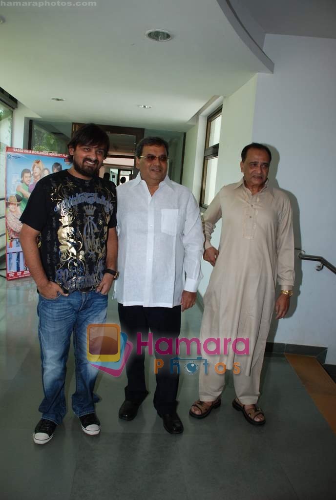 Subhash Ghai, Sajid at Paying Guest film music launch in Whistling Woods, Dadasaheb Phalke Chitranagri Film City on 7th May 2009 