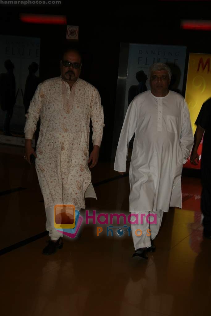 Jolly Mukherjee, Javed Akhtar at the music launch of Detective Naani film in Cinemax on 12th May 2009 