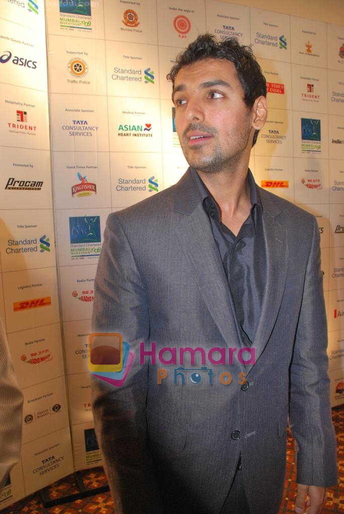 John Abraham at Standard Chartered Marathon prize distribution in Trident on 14th May 2009 
