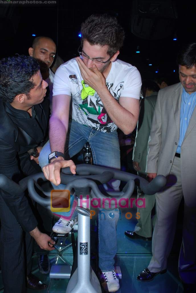 Neil Mukesh at Baqar's Spinnathon event in True fitness Spa on 19th May 2009 