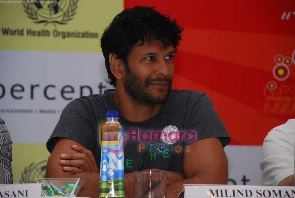 Milind Soman at Cancer Patients Aid Association (cpaa) Bollywood cricket match press meet in Taj Land's End on 23rd May 2009 