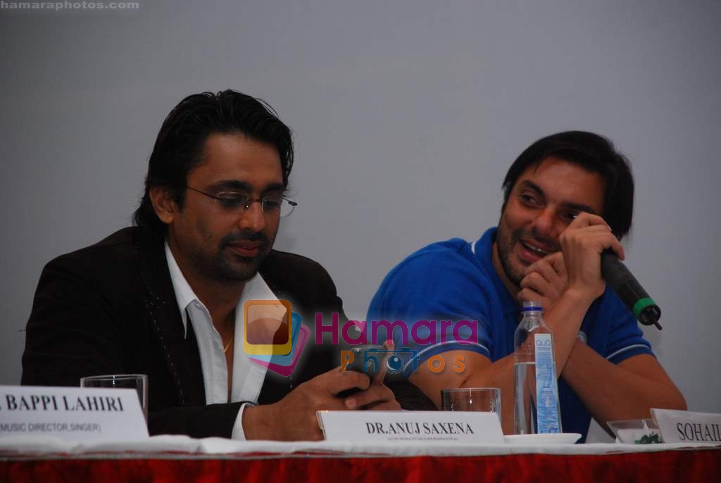Anuj Saxena, Sohail Khan at Cancer Patients Aid Association (cpaa) Bollywood cricket match press meet in Taj Land's End on 23rd May 2009 