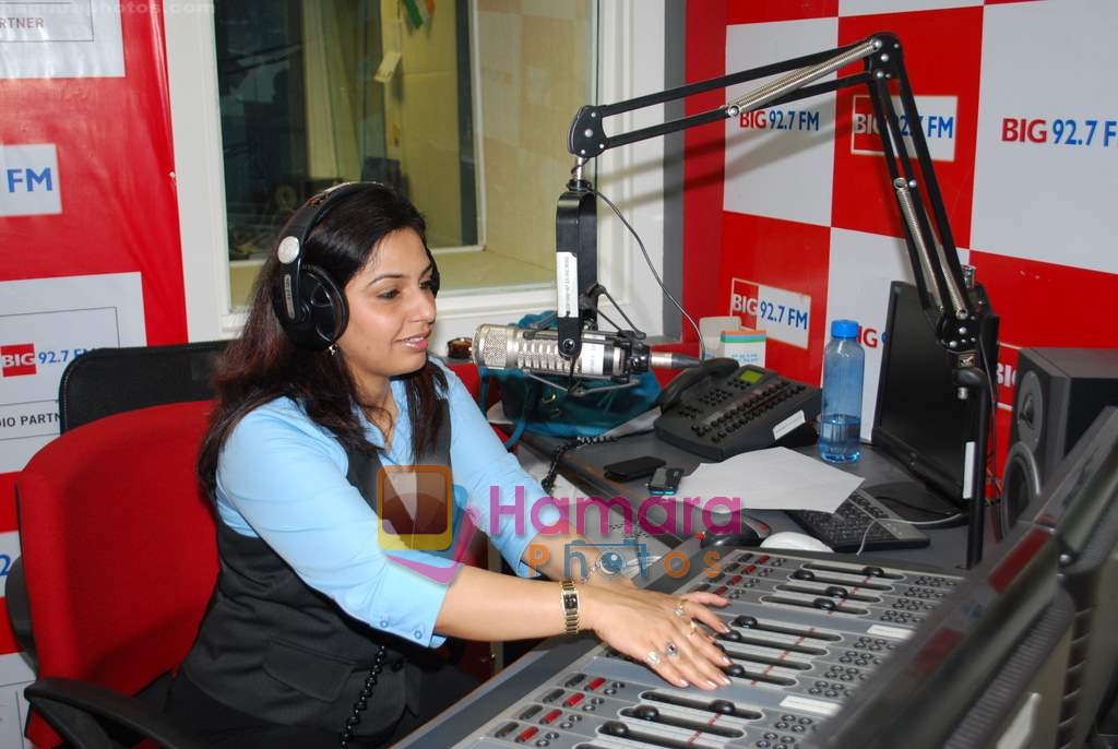on the sets of Big FM on 25th May 2009 