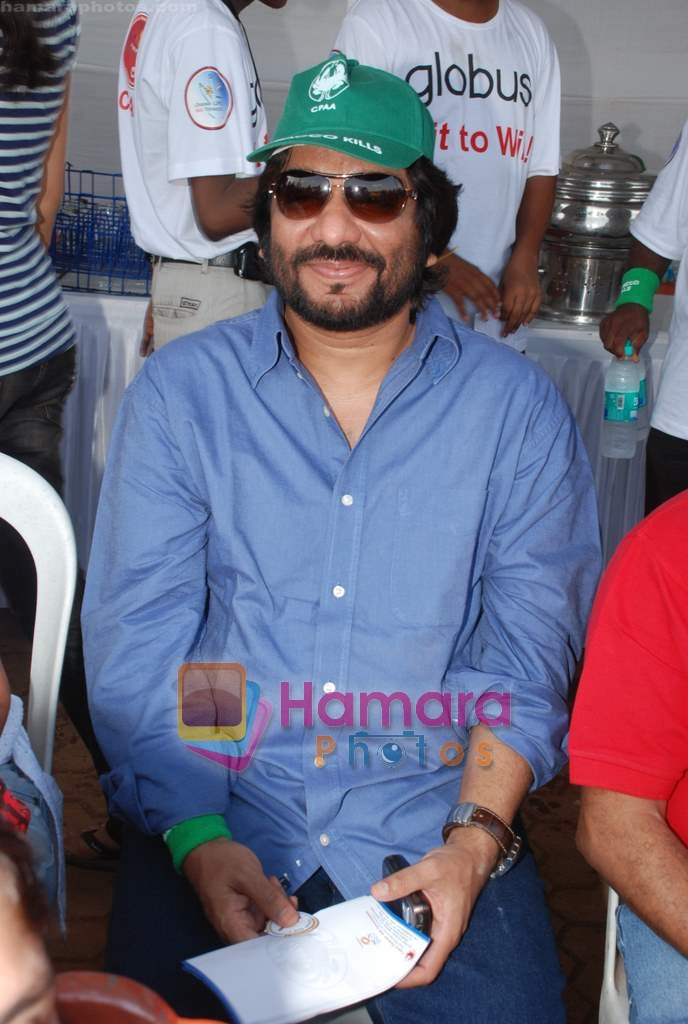 Roop Kumar Rathod at the cricket match for CPAA and Percept celebrate World No Tobacco Day in Mumbai Police Gymkhana, Mumbai on Monday, 25 May 2009 