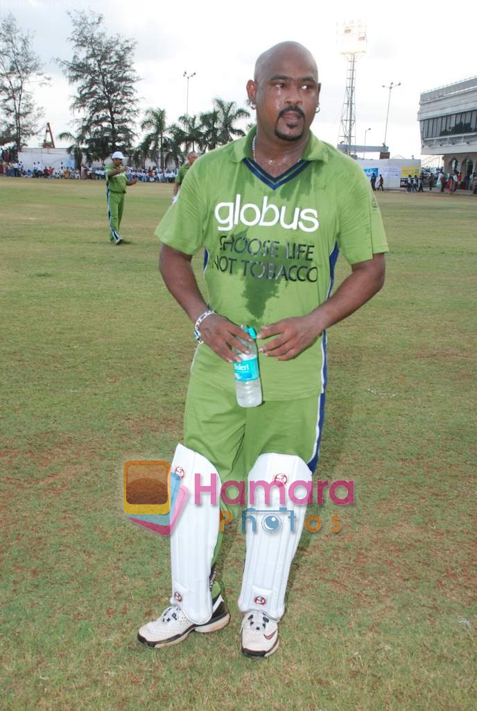 Vinod Kambli at the cricket match for CPAA and Percept celebrate World No Tobacco Day in Mumbai Police Gymkhana, Mumbai on Monday, 25 May 2009 