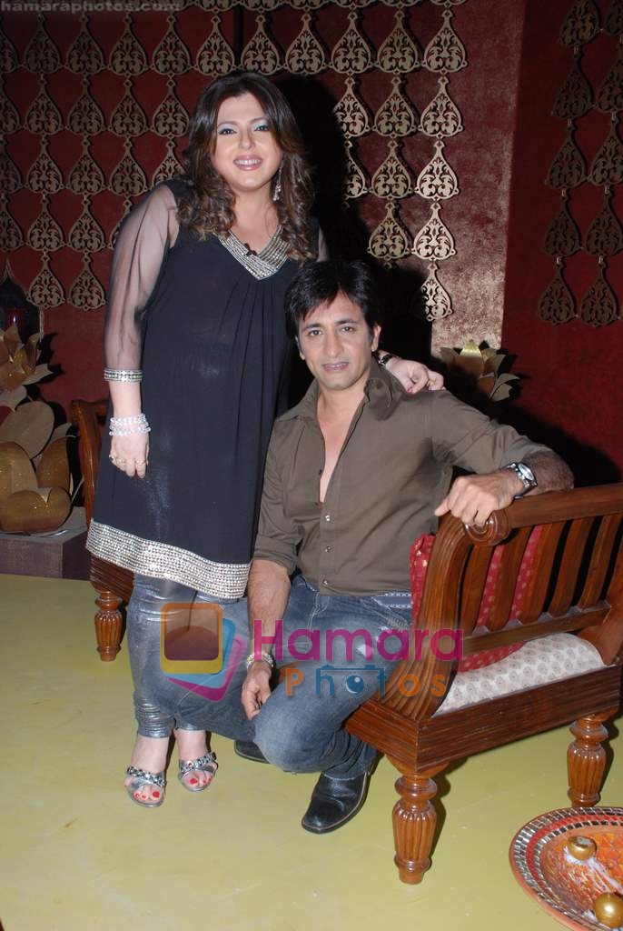Delnaz and Rajeev Paul at Star Vivaah on location in Filmistan on 27th May 2009 