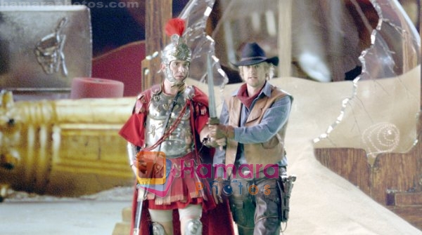 Owen Wilson, Steve Coogan in still from the movie Night at the Museum - Battle of the Smithsonian