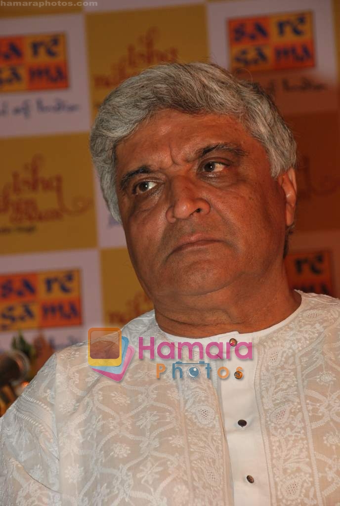 Javed Akhtar at the launch of Jaswinder Singh's album Ishq Nahin Asaan in Bhavans on 27th May 2009 