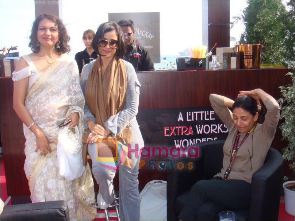 Manisha Koirala, Deepti Naval at Cannes on 16th May 2009 