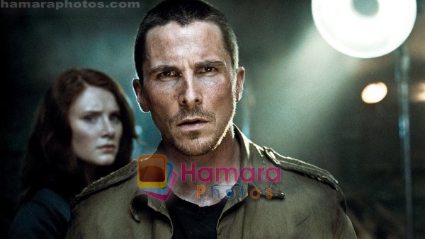 Christian Bale, Bryce Dallas Howard in still from the movie Terminator Salvation