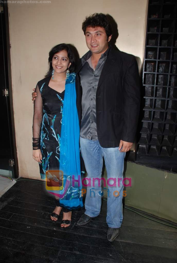 Rajesh And Madhvi at Hans Baliye launch bash in Tequilla Lounge, Mumbai on 28th May 2009 