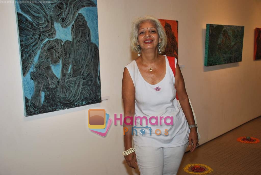 at Kiran Chopra's art exhibition in Jehangir on 1st june 2009 