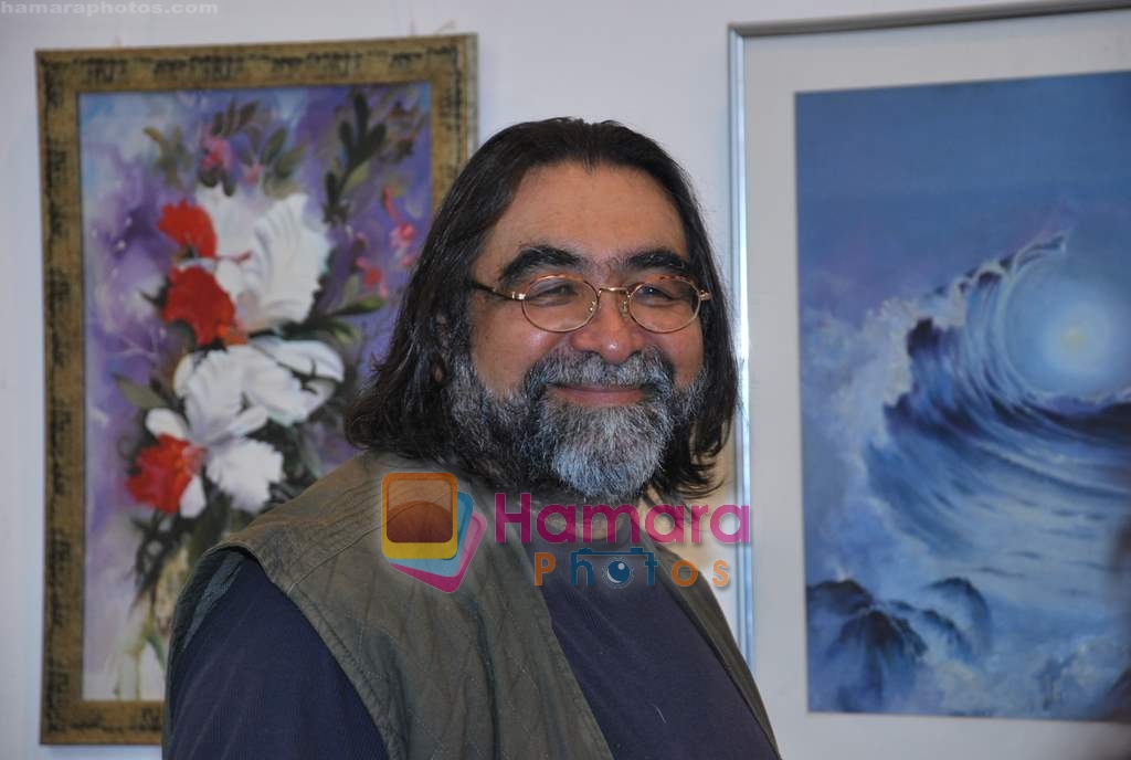 Prahlad Kakkar at Hina and Shital Shah's Different Strokes art event in Nehru Centre on 2nd June 2009