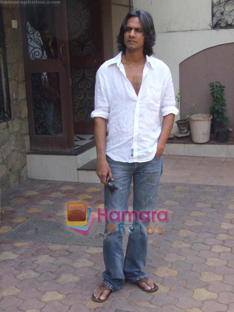 Vijay Raaz at the promotion of film Dekh Bhai Dekh in Mhada on 10th June 2009 