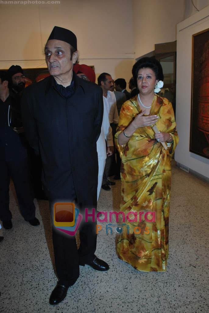 Princess Asha Raje Gaekwad & Baroda Royal family host Gaekwad Art Exhibition in Jehangir on 18th June 2009 