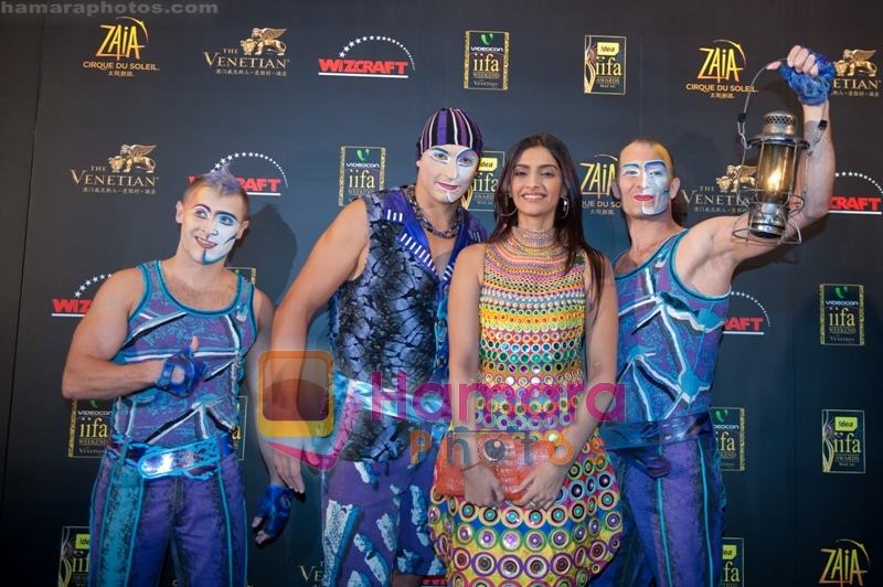 Sonam Kapoor at ZAIA (Cirque du Soleil) Welcomes IIFA 