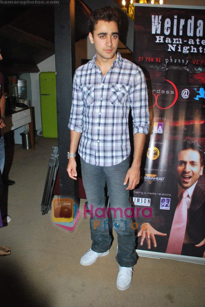 Imran Khan at Hamateur event by stand up comedian Vir Das in Blue Frof on 21st June 2009 