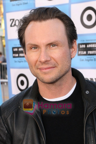 Christian Slater at the Opening Night Premiere Of PAPER MAN in Los Angeles on 18th June 2009