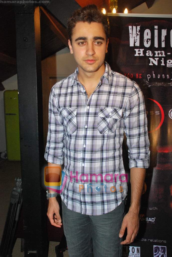 Imran Khan at Hamateur event by stand up comedian Vir Das in Blue Frof on 21st June 2009