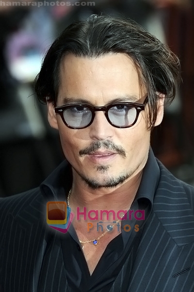 Johnny Depp at the premiere of PUBLIC ENEMIES on 29th June 2009 in London