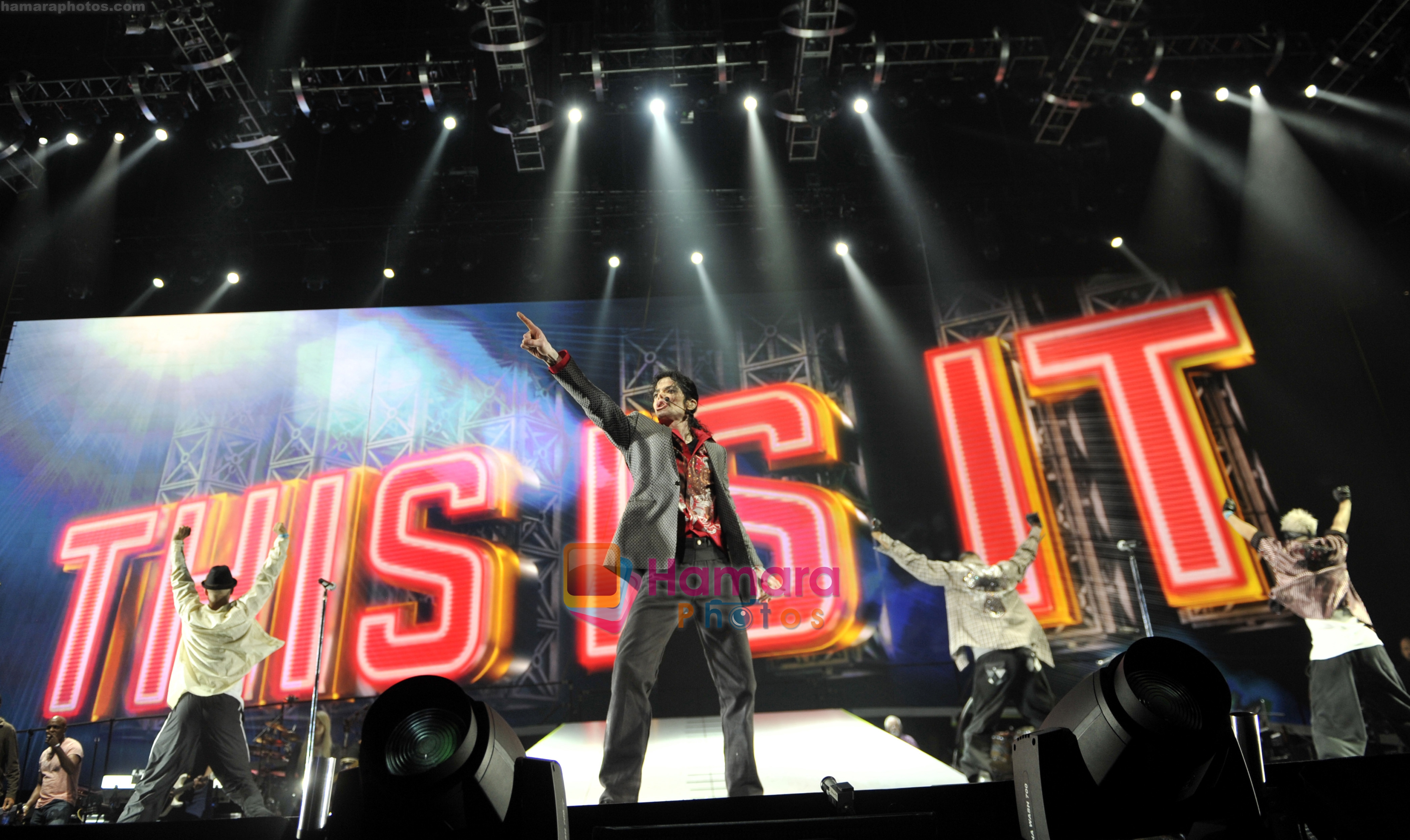 Michael Jackson's last show rehearsal at STAPLES Center on June 23rd in Los Angeles, CA