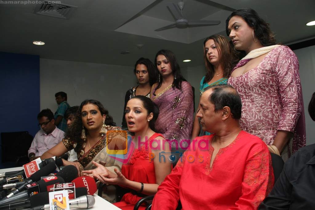 Celina Jaitley talks on high court's new order for gays in Whistling Woods on 2nd July 2009 
