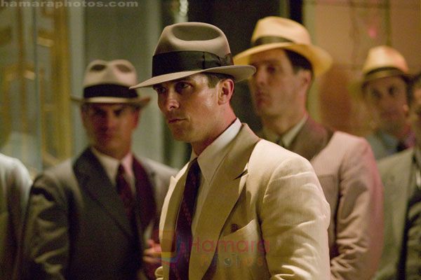 Christian Bale in still from the movie PUBLIC ENEMIES