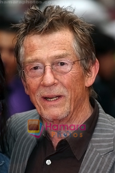 John Hurt at the UK Premiere of movie HARRY POTTER AND THE HALF BLOOD PRINCE on 7th JUly 2009 in Odeon Leicester Square