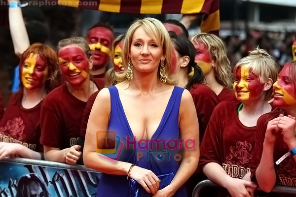 J. K. Rowling at the UK Premiere of movie HARRY POTTER AND THE HALF BLOOD PRINCE on 7th JUly 2009 in Odeon Leicester Square 