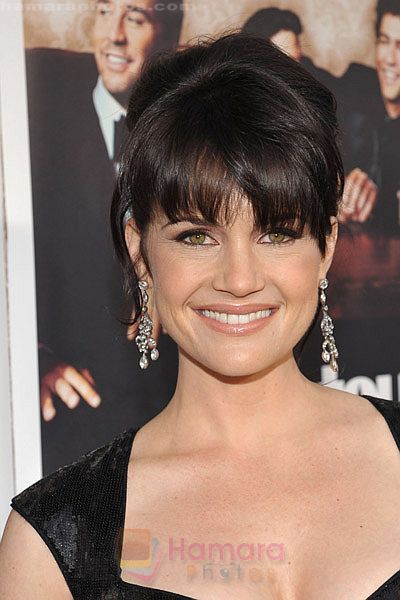 Carla Gugino at the LA premiere of the six season of ENTOURAGE on July 9, 2009