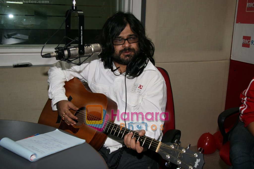 Pritam Chakraborty promote Love Aaj Kal on Big FM in Andheri, Mumbai on 17th July 2009 