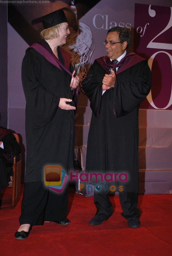 Subhash Ghai honoured by Whistling Woods in Indira Gandhi Institute on 18th July 2009  