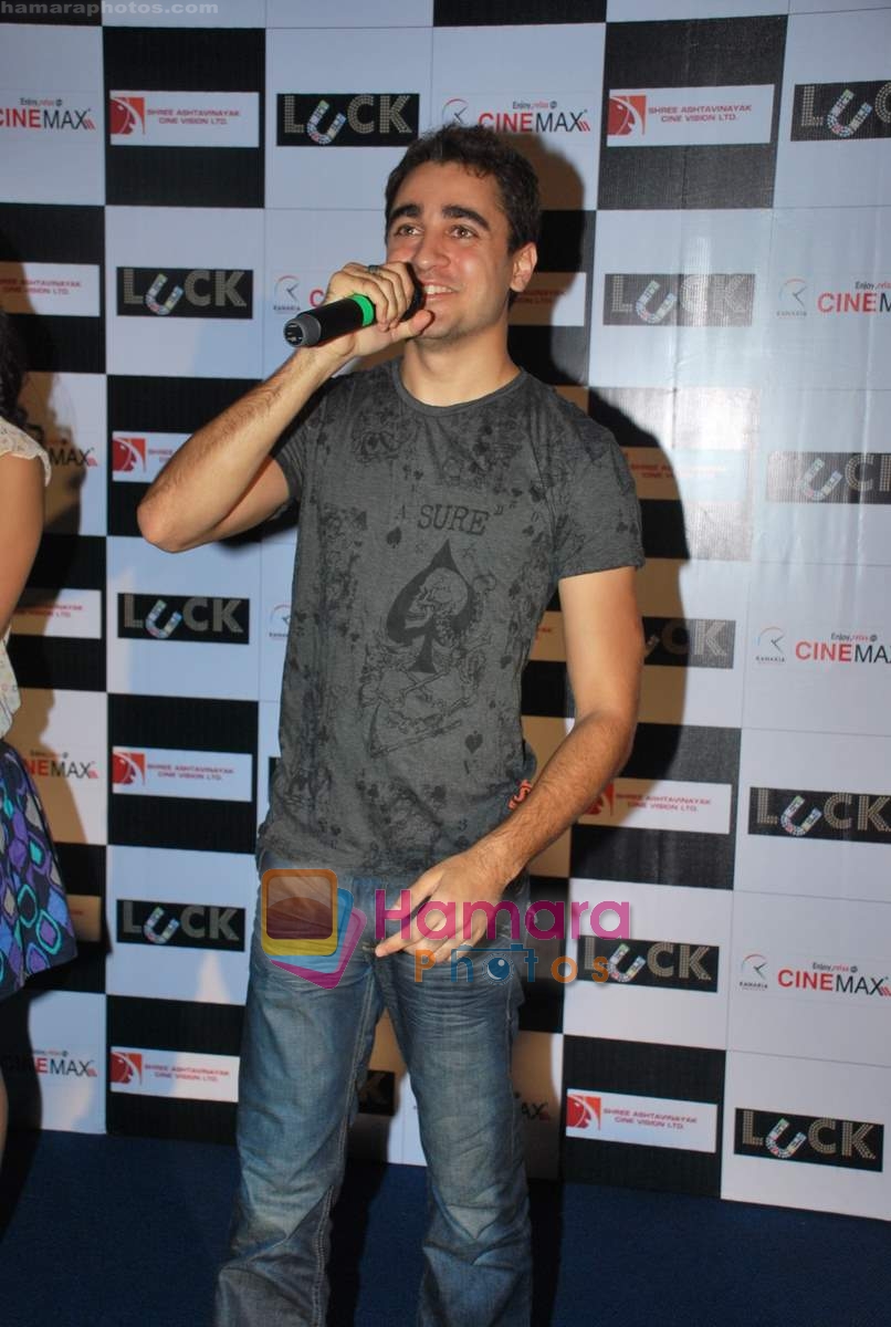 Imran Khan at Luck promotional event in Cinemax on 24th July 2009 
