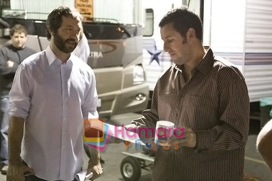 Adam Sandler, Judd Apatow in still from the movie Funny People