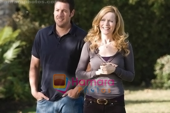 Adam Sandler, Leslie Mann in still from the movie Funny People 