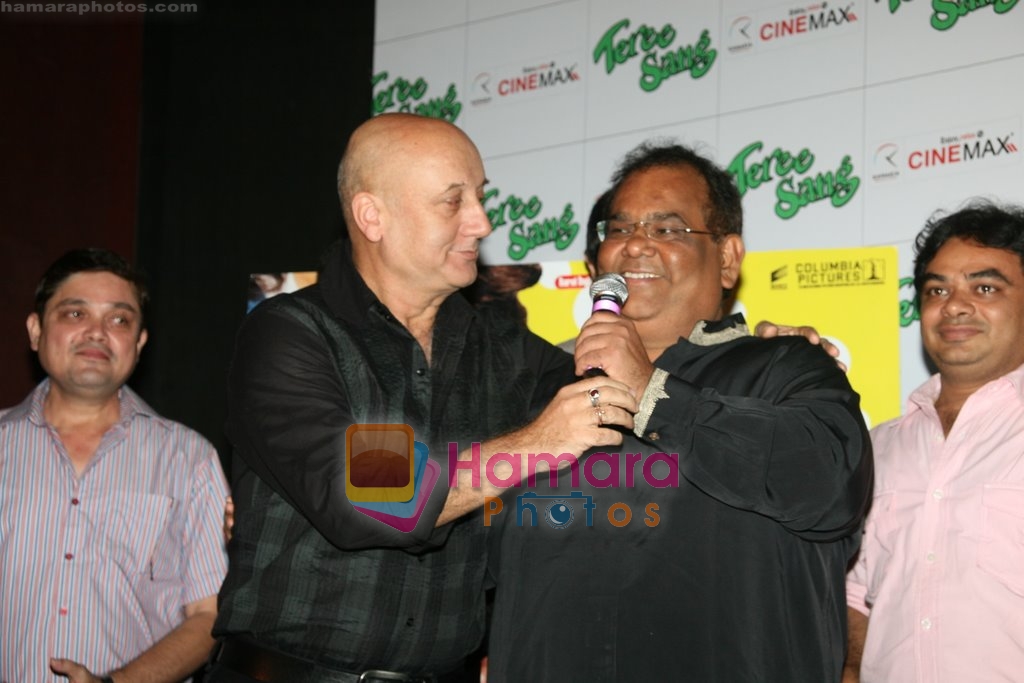 Satish Kaushik, Anupam Kher at the music Launch of Teree Sang in Cinemax, Mumbai on 27th July 2009 