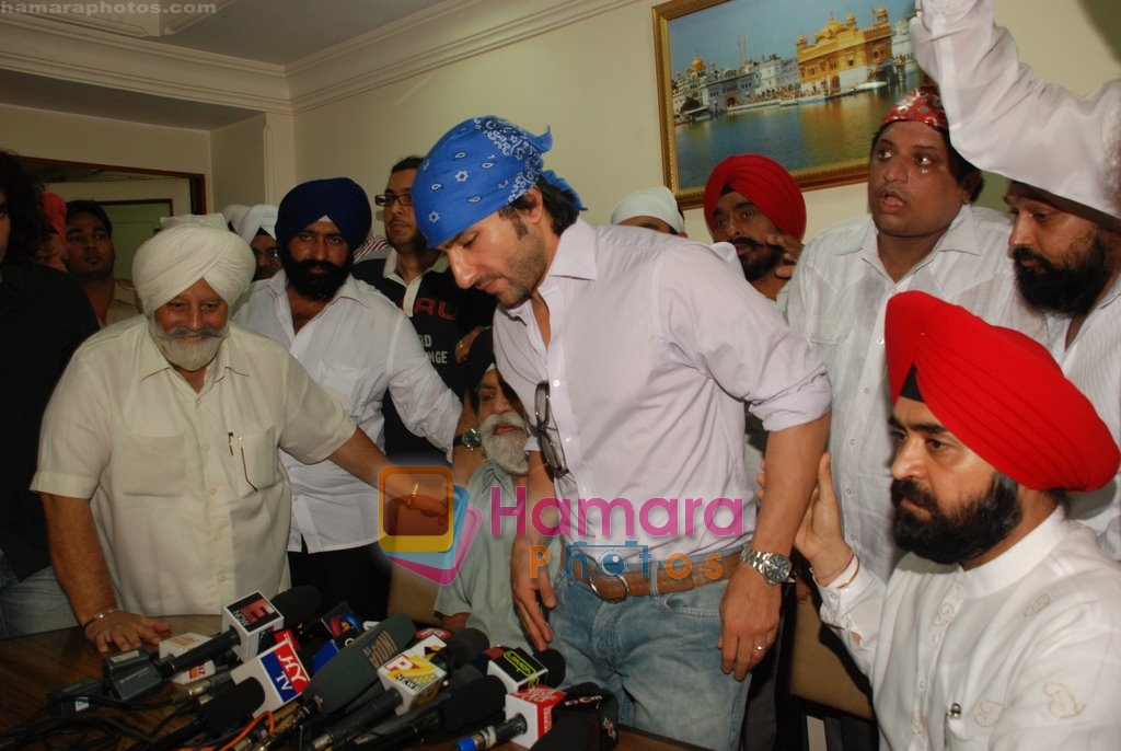Sikh Community clears Saif Ali Khan�s Love Aaj Kal in Mumbai on 29th July 2009