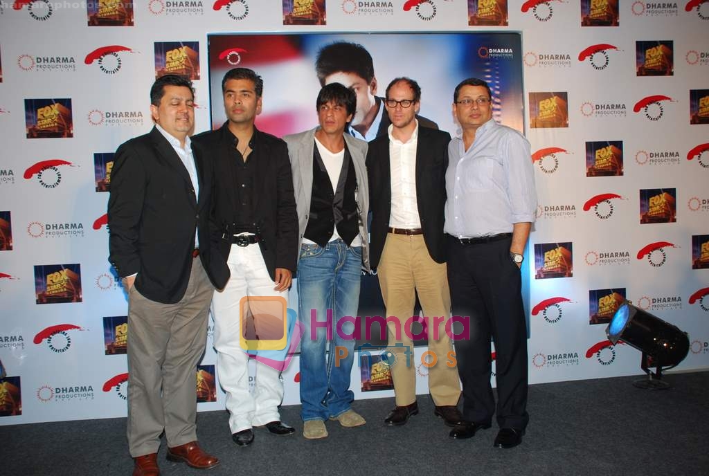 Shahrukh Khan, Karan Johar at My Name is Khan press meet on 6th Aug 2009 