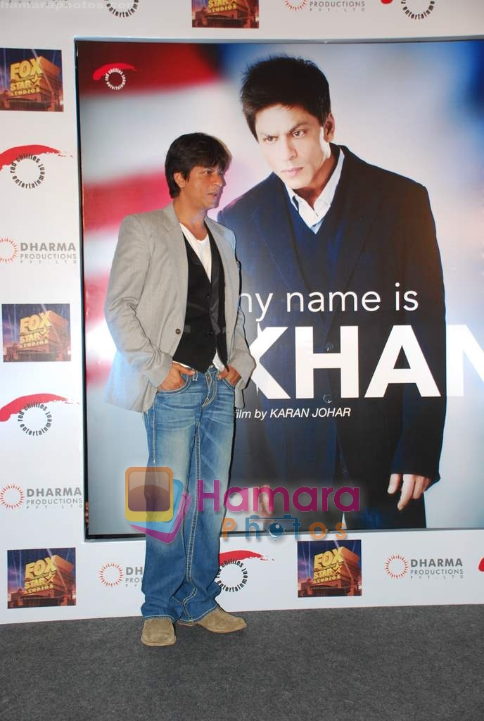 Shahrukh Khan at My Name is Khan press meet on 6th Aug 2009 