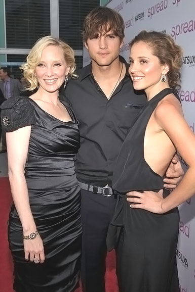 Anne Heche, Ashton Kutcher, Margarita Levieva at the LA Premiere of SPREAD on August 3rd 2009 at ArcLight Cinemas