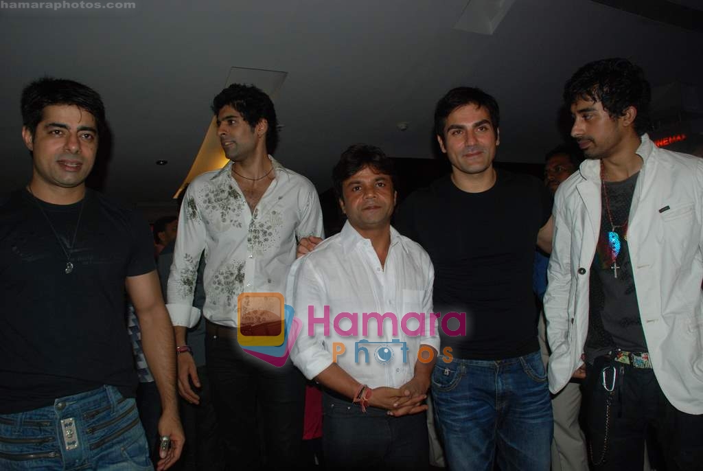 Arbaaz Khan, Sushant Singh, Rajpal Yadav, Prashant Raj, Rannvijay at film Toss press meet in Cinemax on 11th Aug 2009 