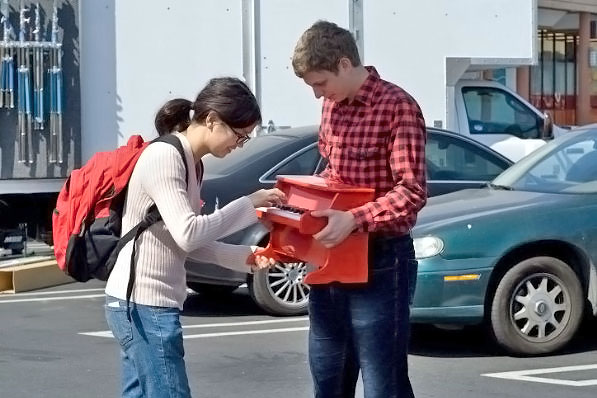 Michael Cera, Charlyne Yi in still from the movie Paper Heart 