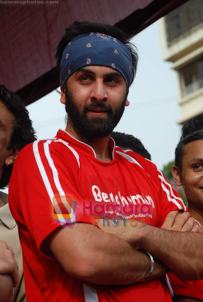 Ranbir Kapoor at Being Human soccer match in Bandra on 15th Aug 2009 