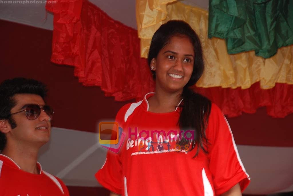 Arpita Khan at Being Human soccer match in Bandra on 15th Aug 2009 