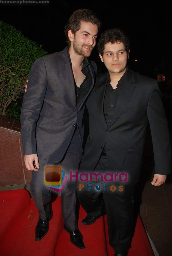 Neil Mukesh at Sikandar premiere  in Fun on 20th Aug 2009 