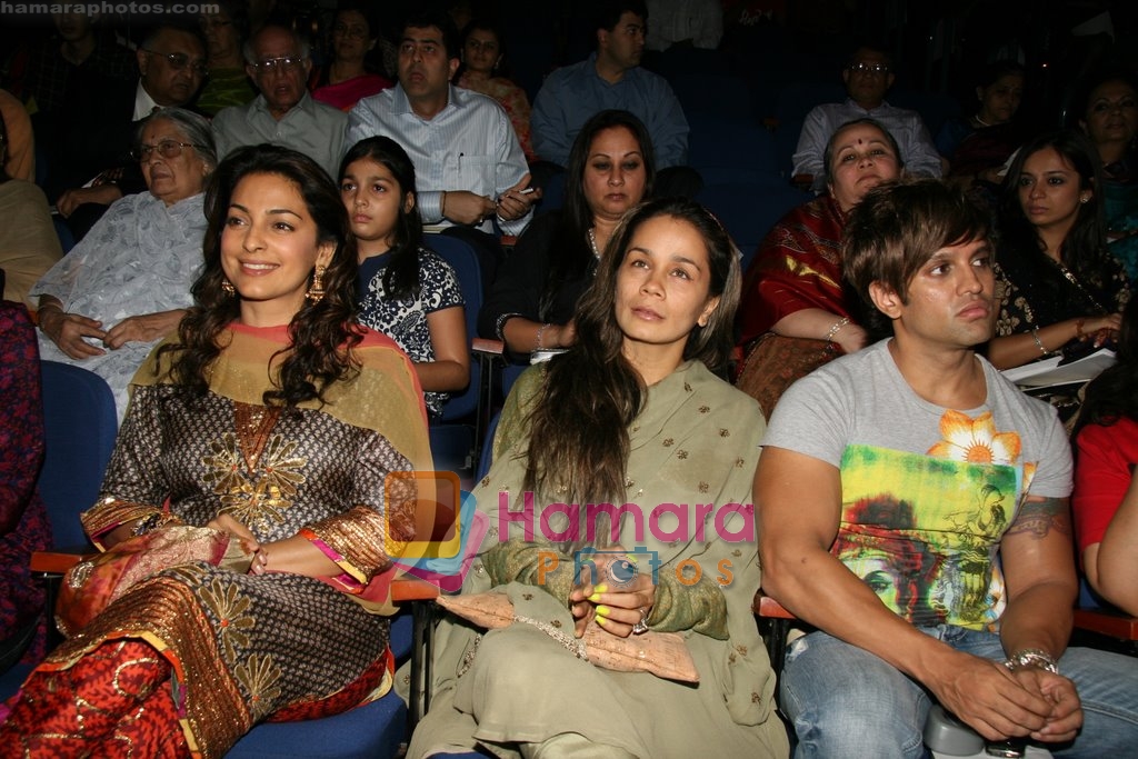 Juhi Chawla, Yash Birla at the Launch of The Journey Home book in NCPA, Mumbai on 21st Aug 2009 