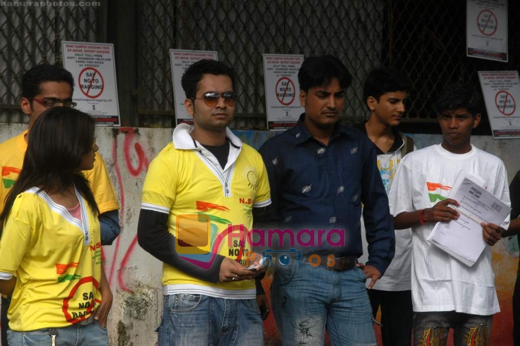 at Anti Ragging campaign in Mithibai College on 25th Aug 2009 