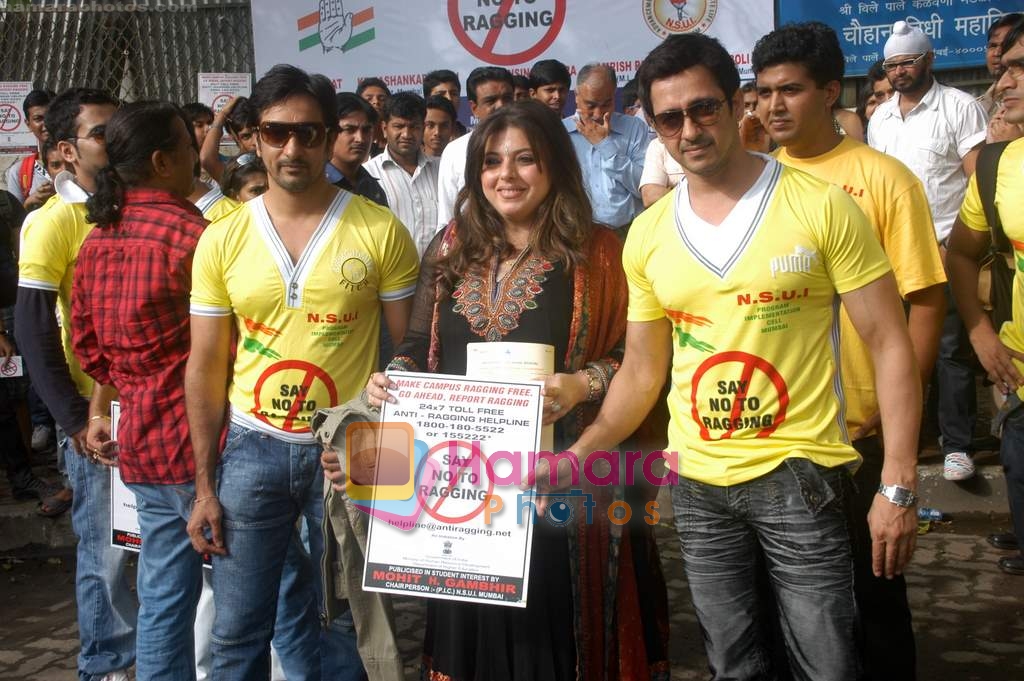Delnaz and Rajiv Paul at Anti Ragging campaign in Mithibai College on 25th Aug 2009 